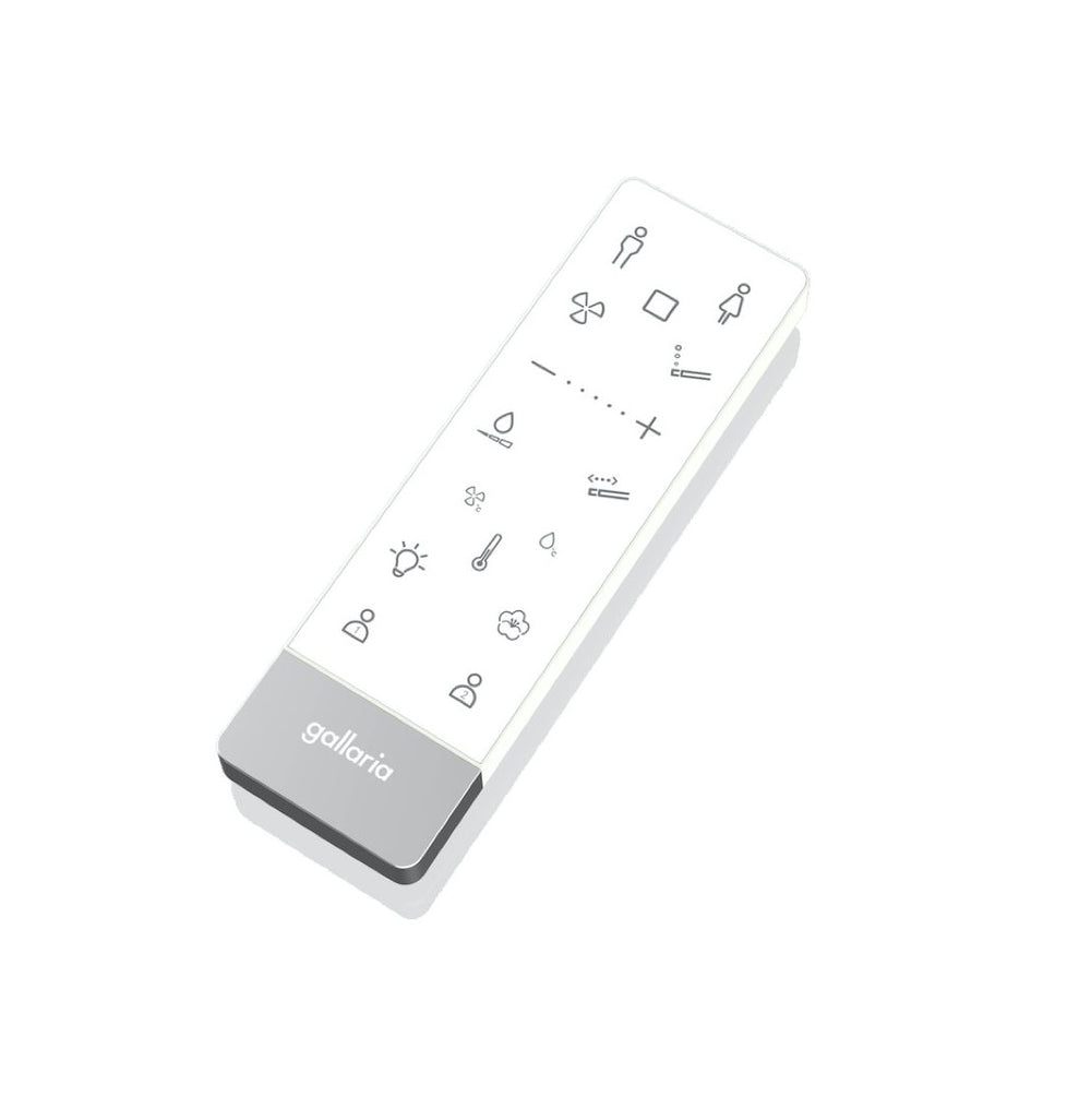 GALLARIA ALTA COMFORT RIMLESS WALL FACE PAN AND REMOTE BIDET PACKAGE GLOSS WHITE