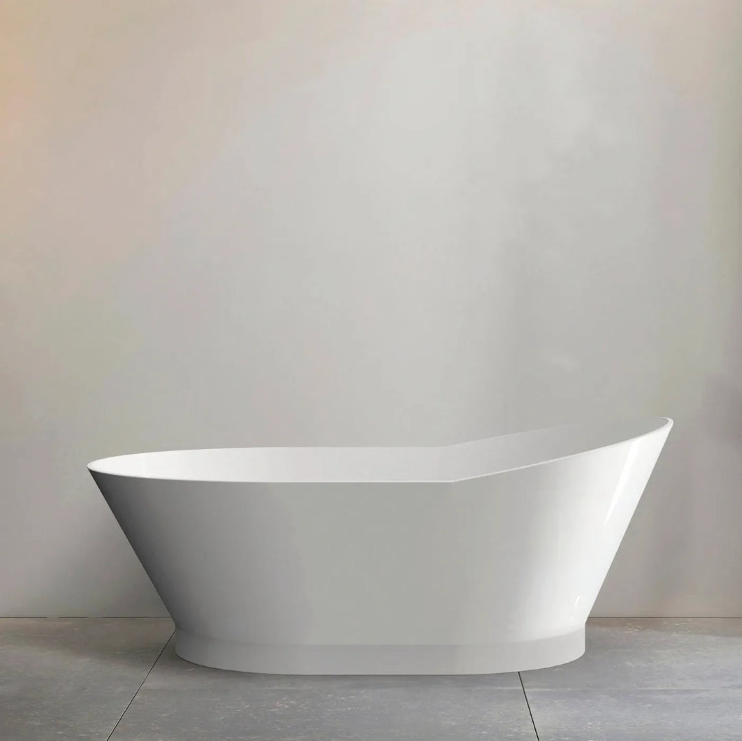 ATTICA LONDON FREESTANDING BATH GLOSS WHITE (AVAILABLE IN 1500MM AND 1700MM)