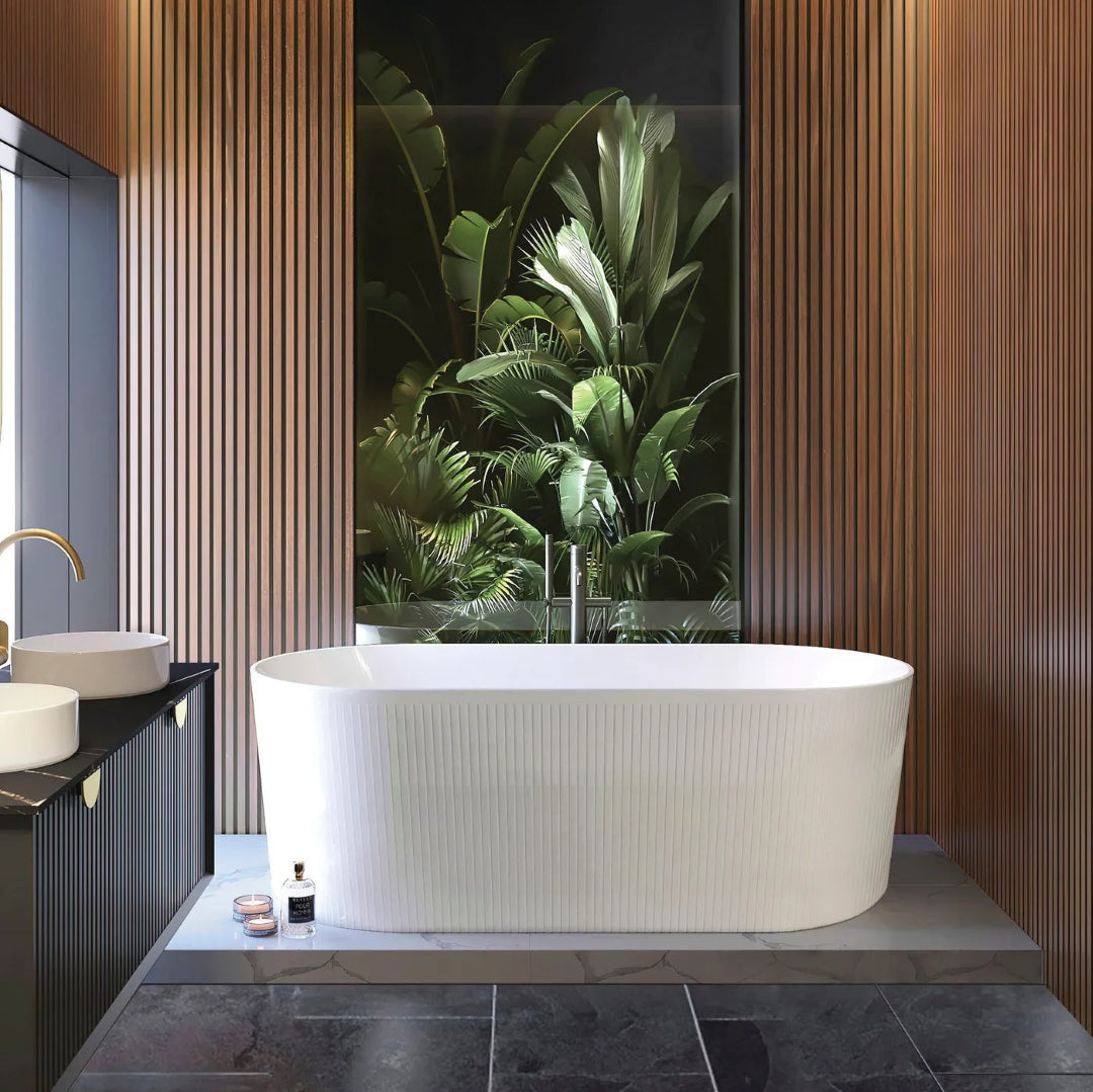 ATTICA NOOSA FREESTANDING BATHTUB GLOSS WHITE (AVAILABLE IN 1500MM AND 1700MM)