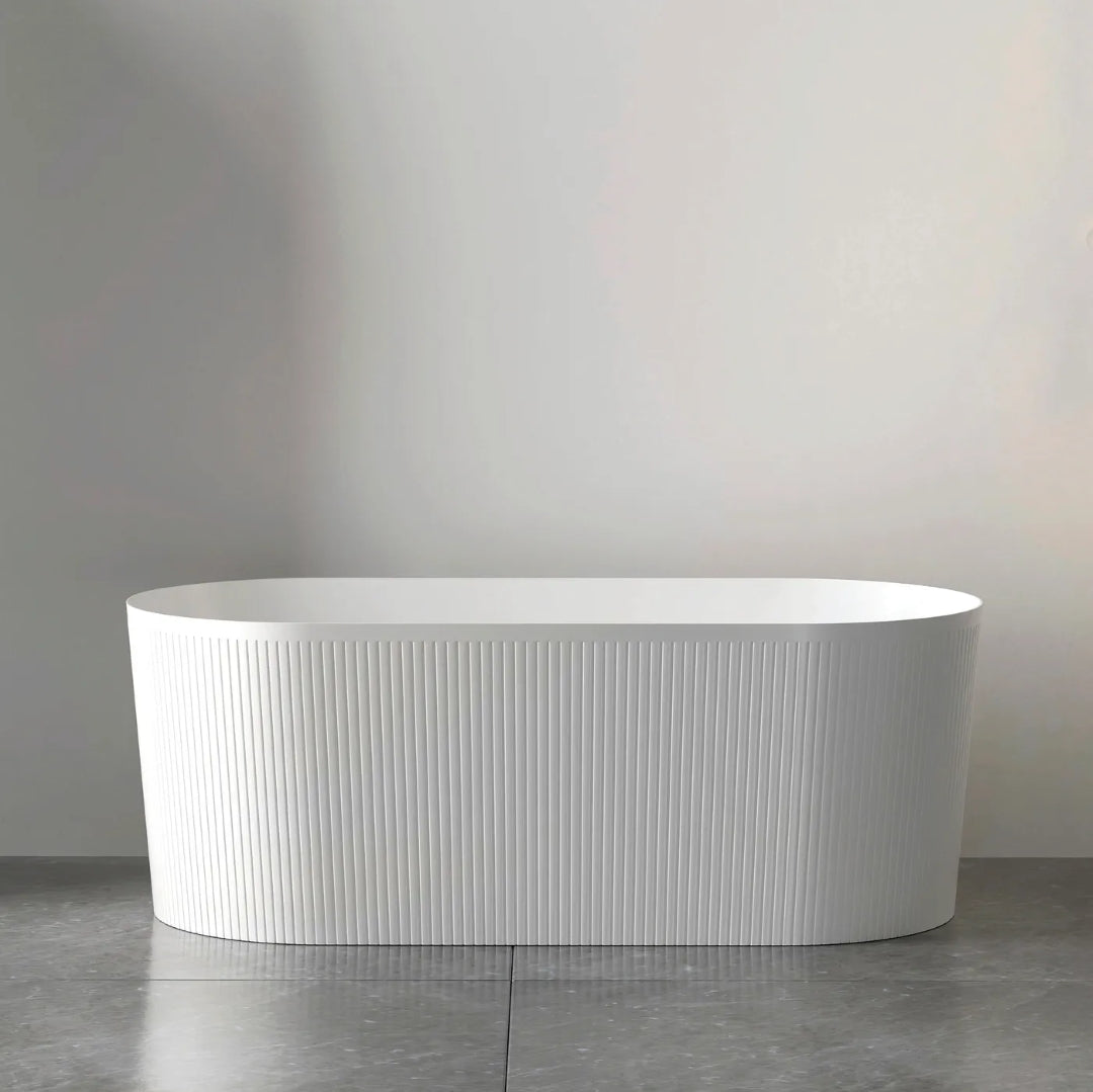 ATTICA NOOSA FREESTANDING BATH GLOSS WHITE (AVAILABLE IN 1500MM AND 1700MM)