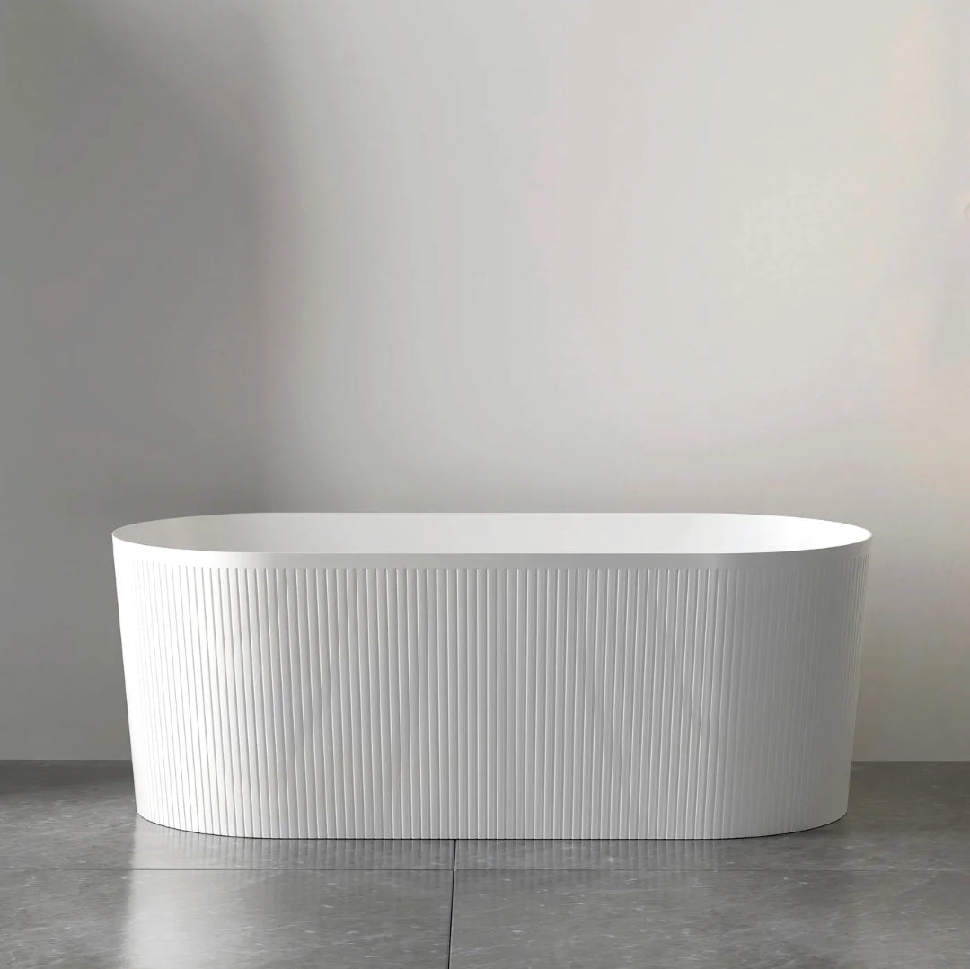 ATTICA NOOSA FREESTANDING BATHTUB GLOSS WHITE (AVAILABLE IN 1500MM AND 1700MM)