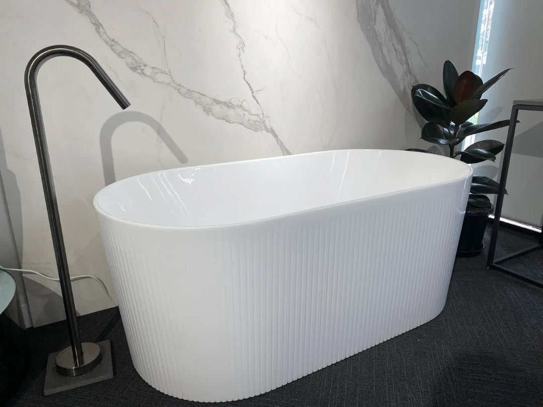 ATTICA NOOSA FREESTANDING BATHTUB GLOSS WHITE (AVAILABLE IN 1500MM AND 1700MM)