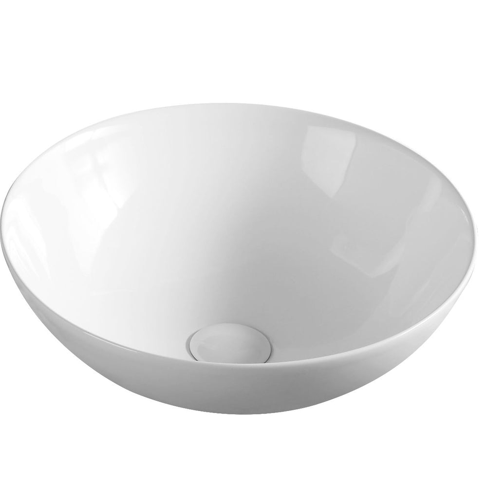 AULIC ARGYLE BASIN GLOSS WHITE 405MM
