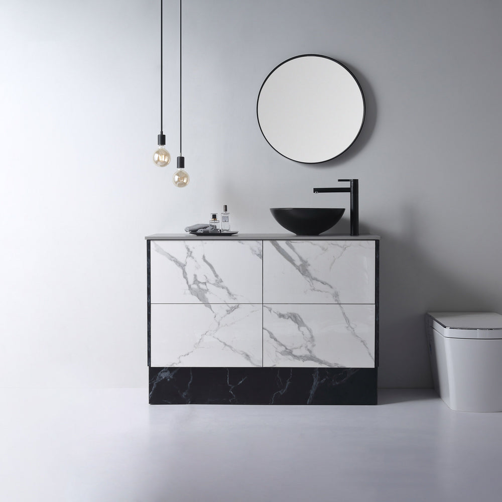 AULIC ARGYLE BASIN MATTE BLACK 405MM