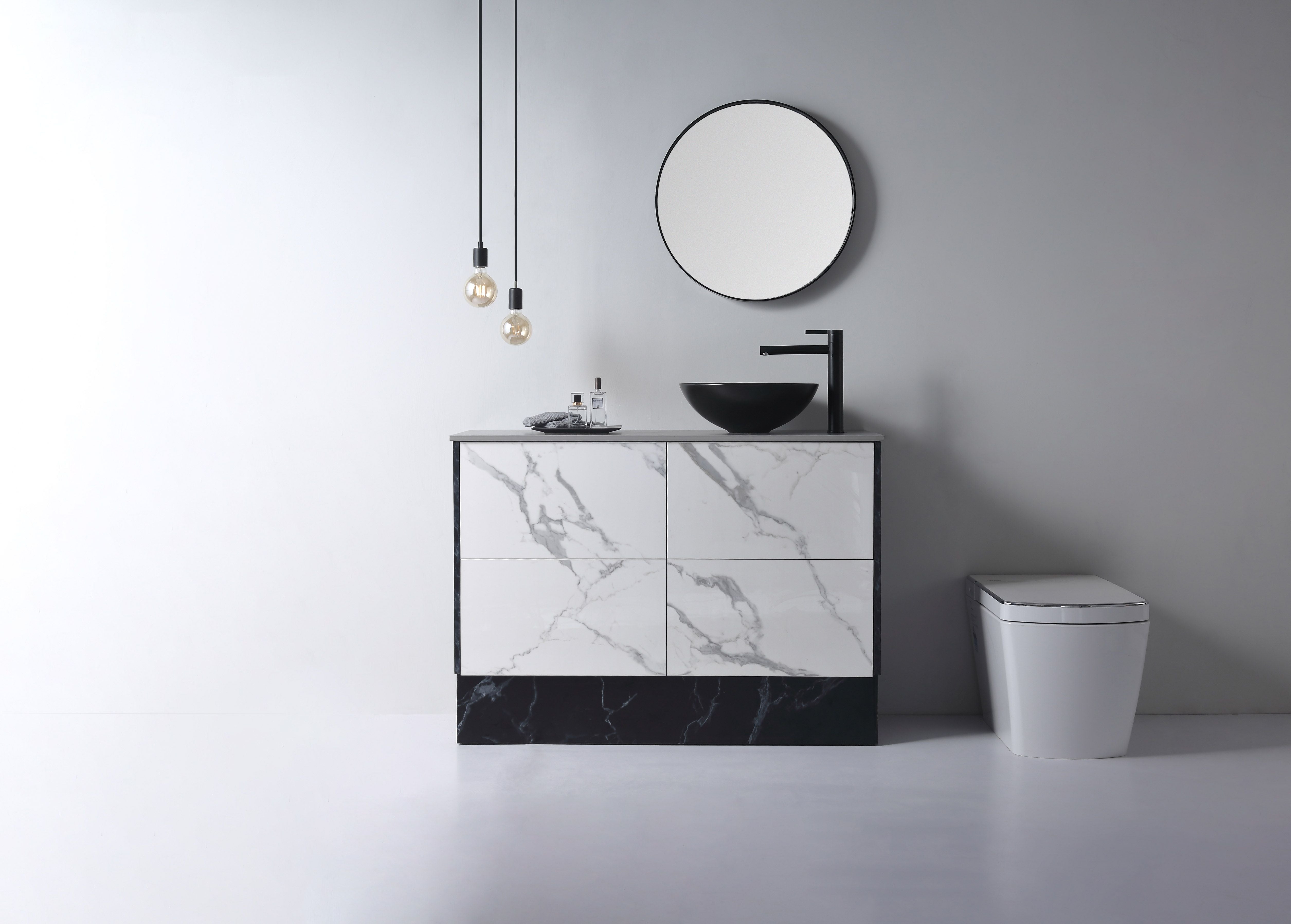 AULIC ARGYLE BASIN MATTE BLACK 405MM