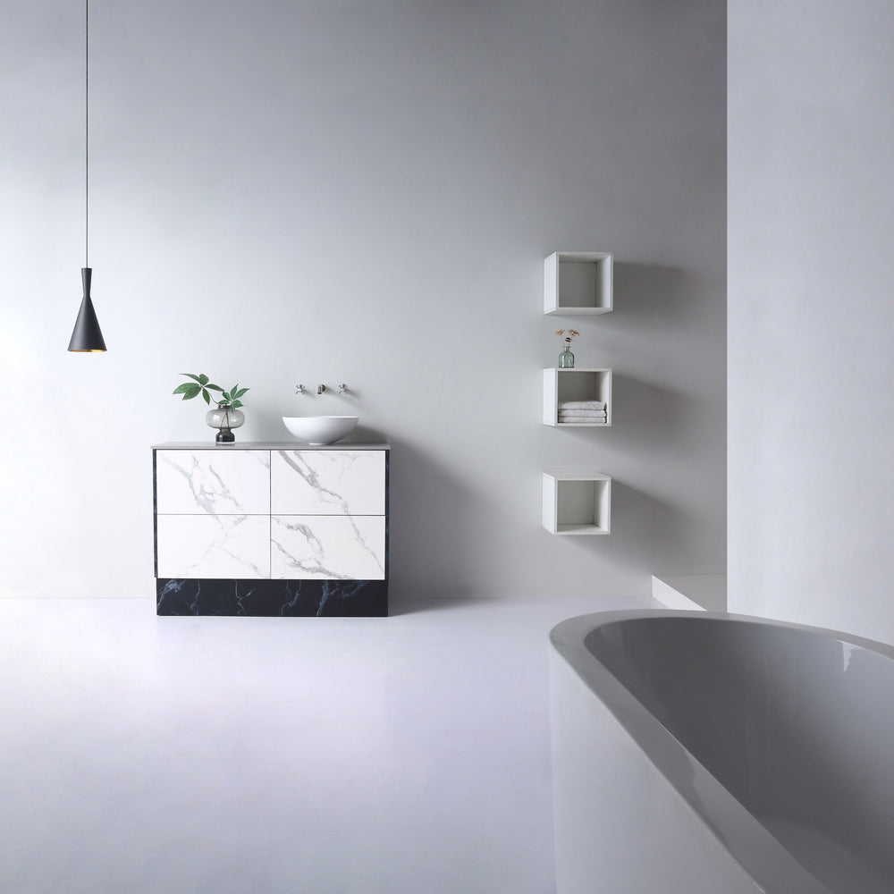 AULIC ARGYLE BASIN MATTE WHITE 405MM