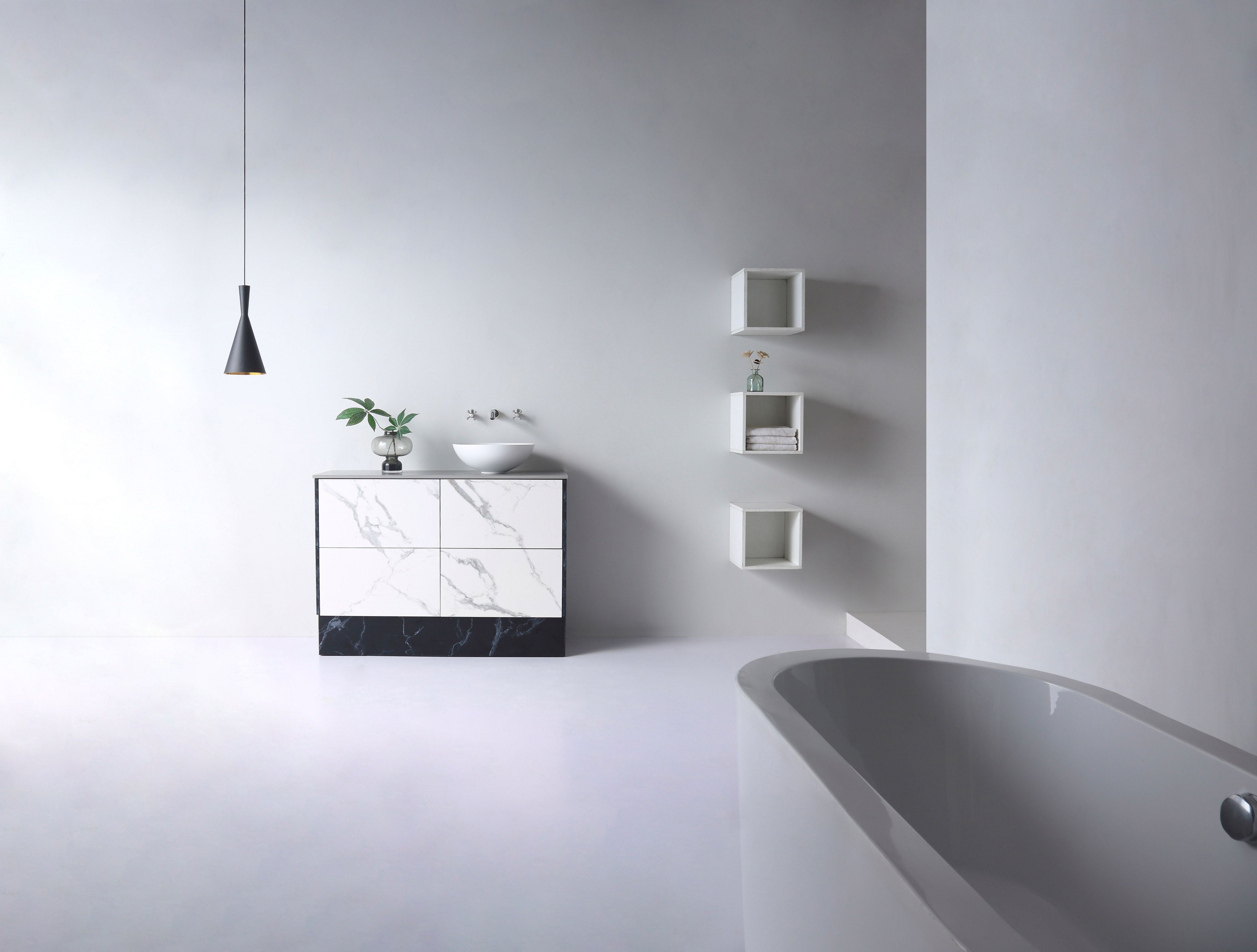 AULIC ARGYLE BASIN MATTE WHITE 405MM