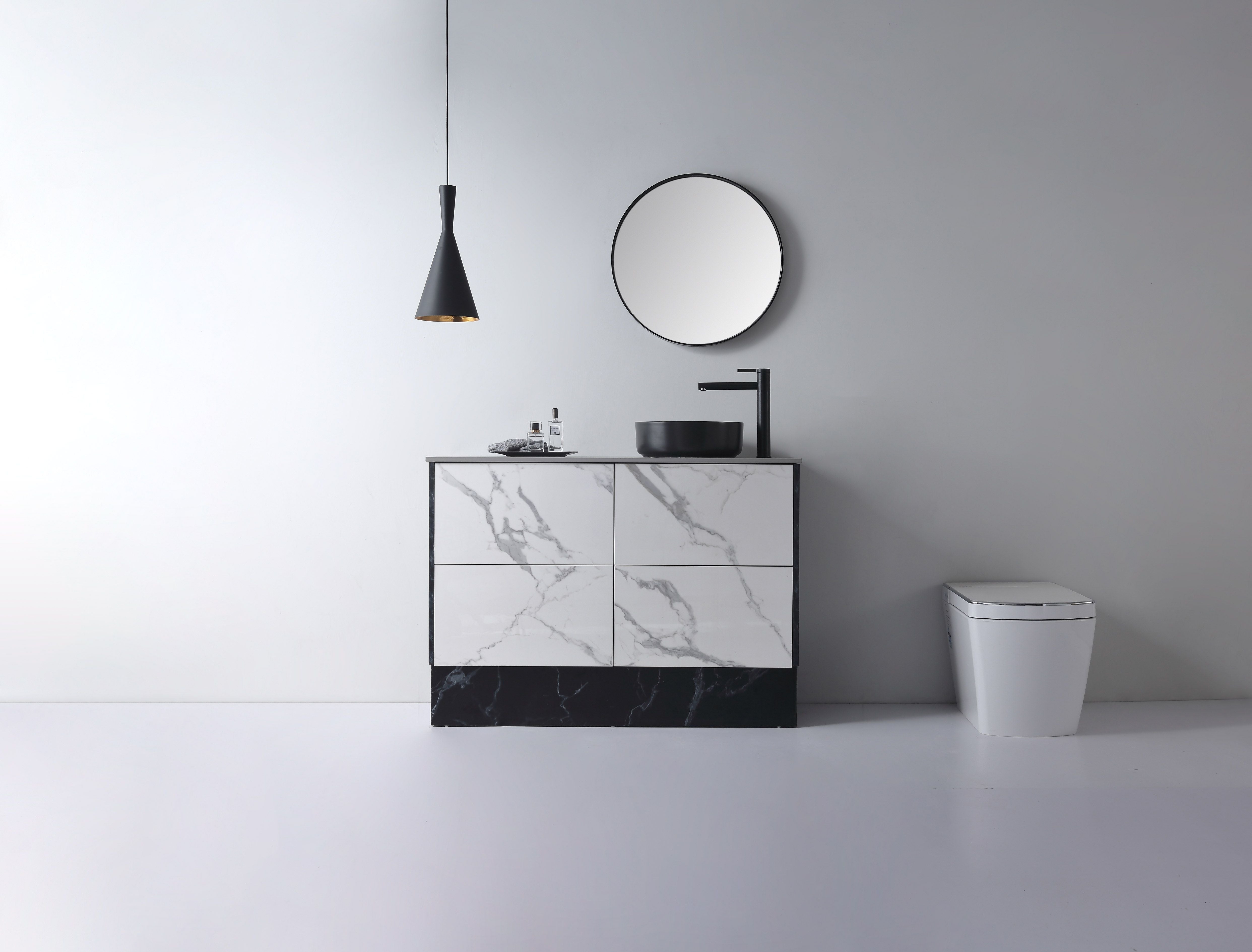 AULIC DOVE BASIN MATTE BLACK 360MM