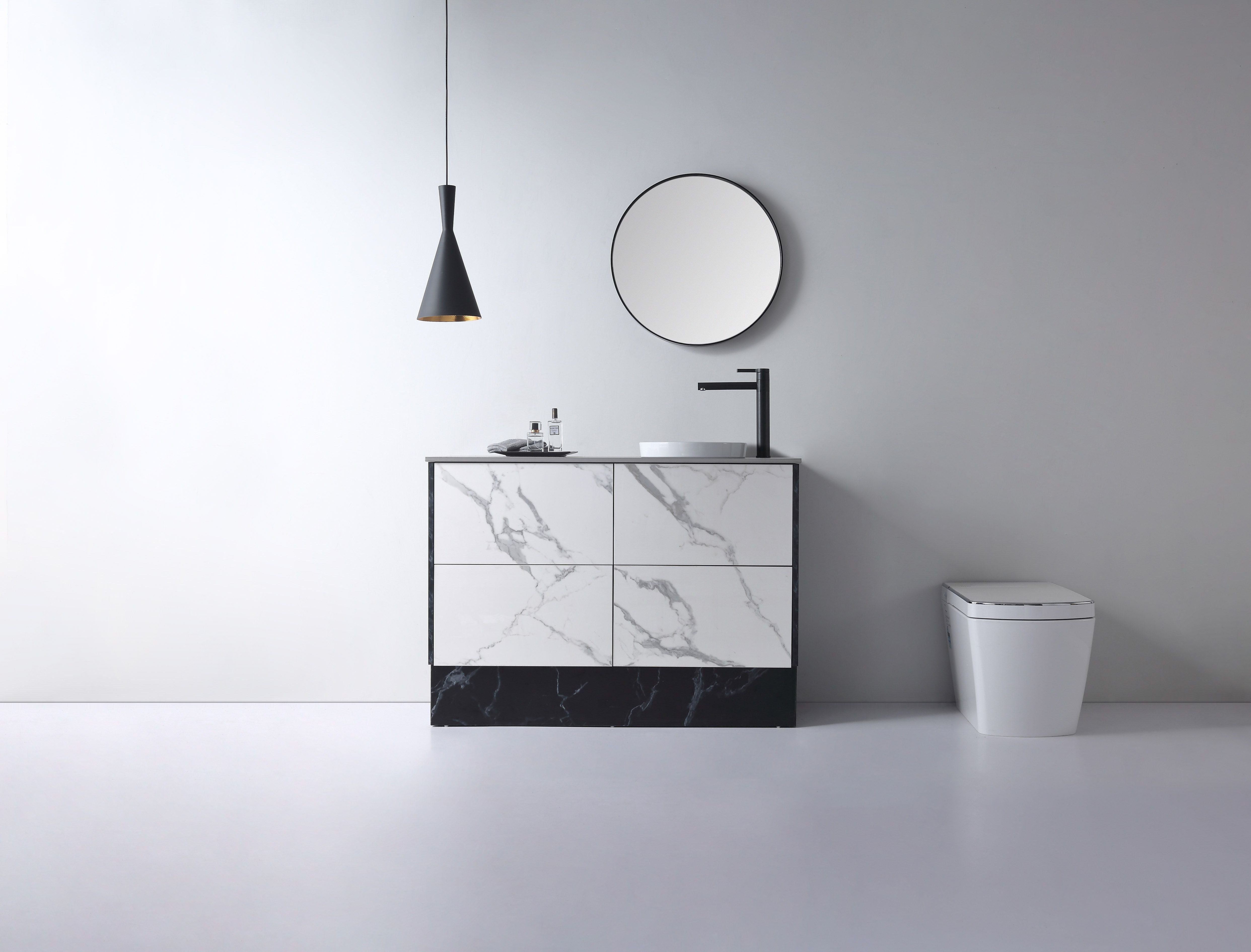 AULIC GARDINIER BASIN GLOSS WHITE 405MM