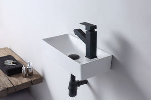 AULIC TYRRELL BASIN GLOSS WHITE 445MM
