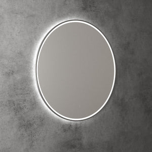 AULIC WINDSOR LED MIRROR GUN METAL 3 COLOUR LIGHTS 900X900MM