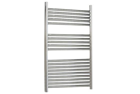 LINSOL ALLEGRA 19 BAR HEATED TOWEL RAIL STAINLESS STEEL 1200MM