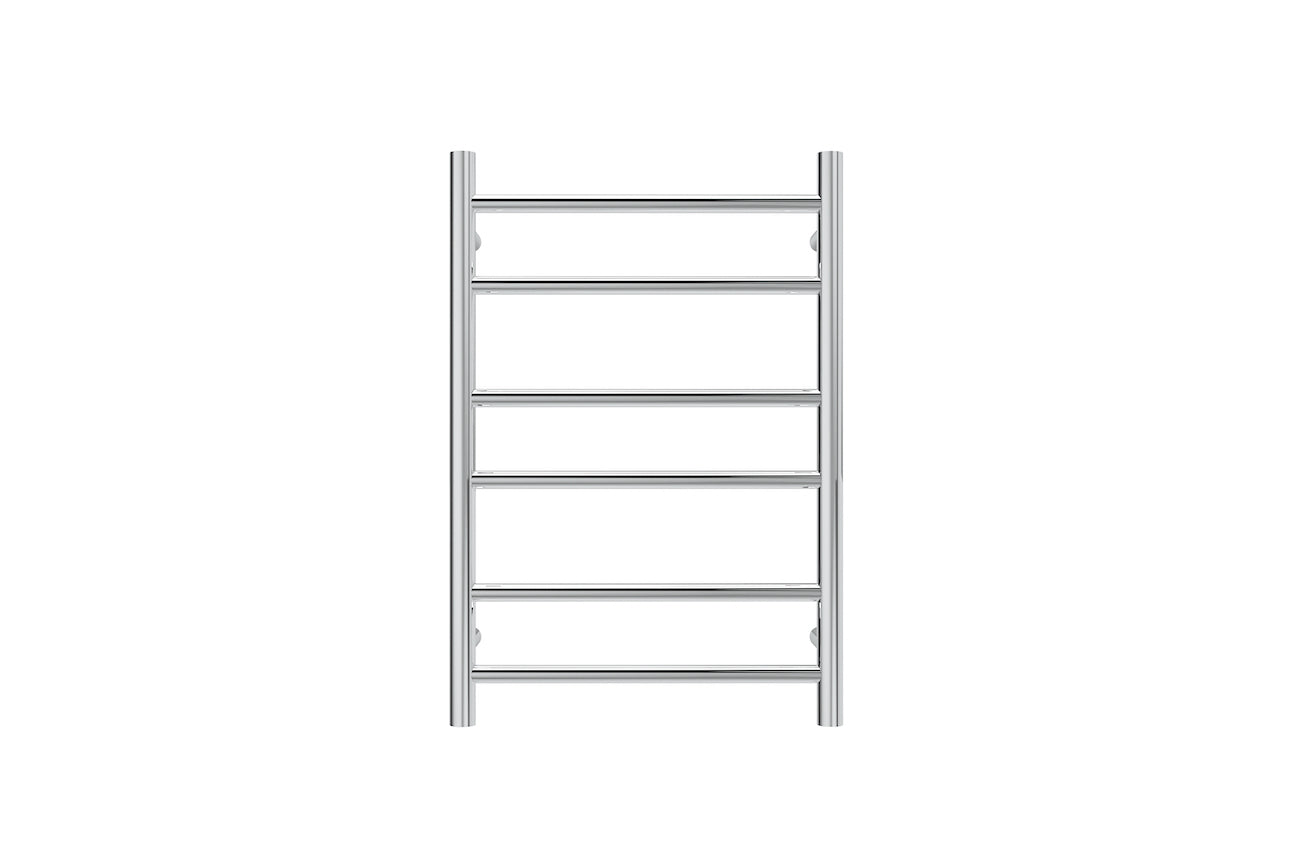 LINSOL ALLEGRA 6 BAR HEATED TOWEL RAIL CHROME 700MM