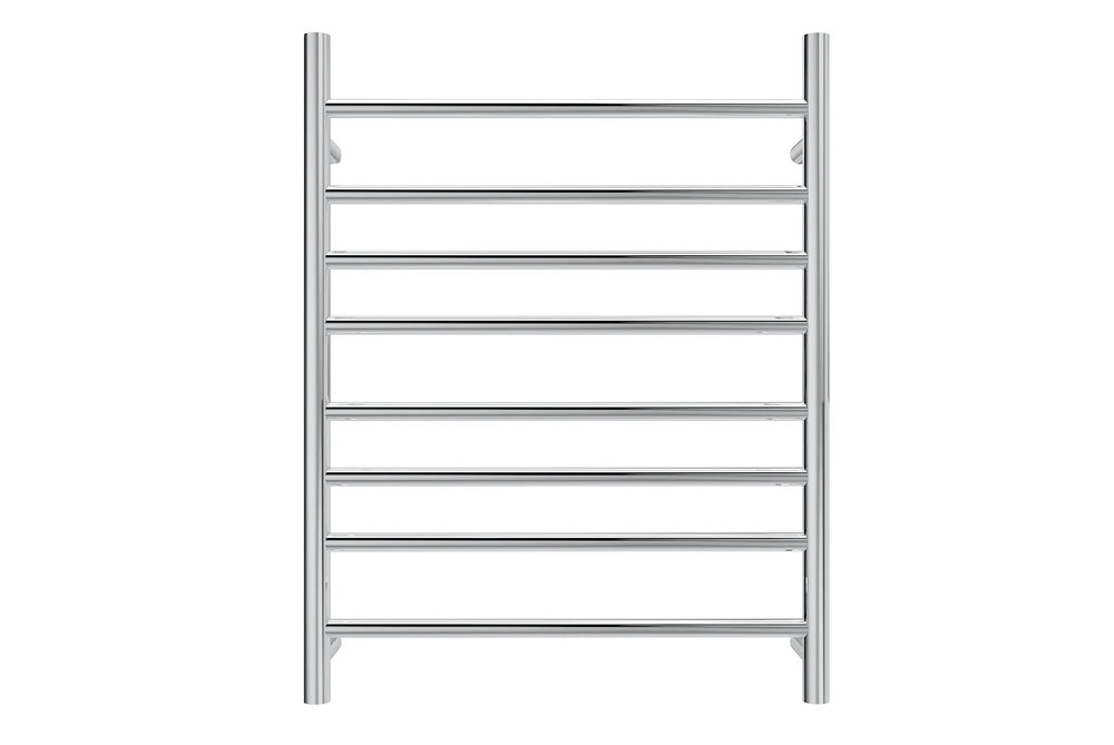 LINSOL ALLEGRA 8 BAR HEATED TOWEL RAIL CHROME 800MM