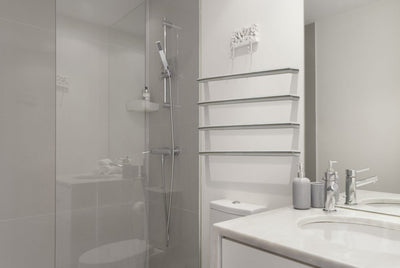 LINSOL ALLEGRA SINGLE BAR HEATED RAIL CHROME 650MM