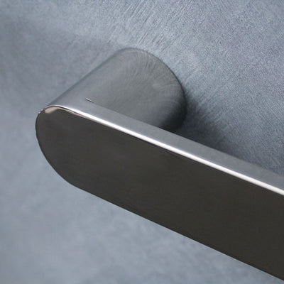 RADIANT RADIANT HEATING ASPEN CURVED HEATED SINGLE TOWEL RAIL CHROME (AVAILABLE IN 650MM AND 800MM)