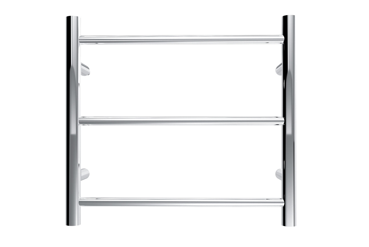 LINSOL AVID 3 BAR HEATED TOWEL RAIL CHROME 450MM