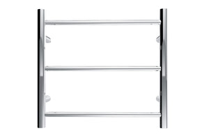 LINSOL AVID 3 BAR HEATED TOWEL RAIL CHROME 450MM