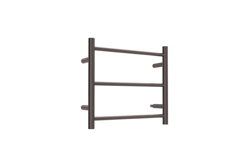 LINSOL AVID 3 BAR HEATED TOWEL RAIL GUN METAL 450MM