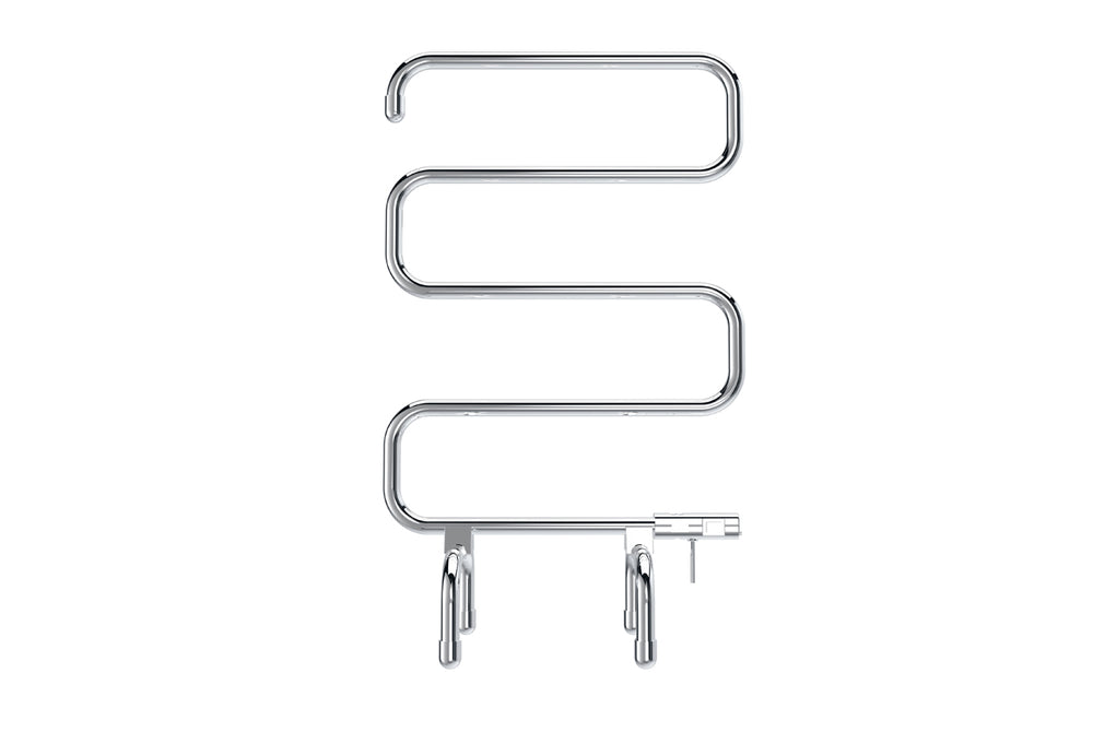 LINSOL AVID 5 BAR HEATED FREESTANDING RAIL CHROME 950MM