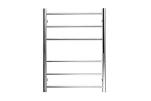 LINSOL AVID 6 BAR HEATED TOWEL RAIL CHROME 800MM