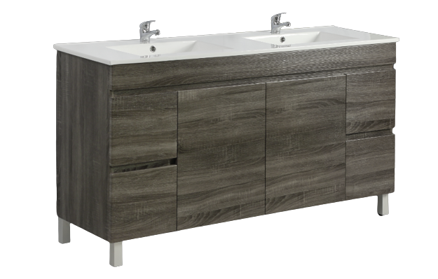 POSEIDON BERGE DARK GREY 1500MM FLOOR STANDING VANITY