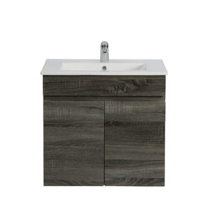 POSEIDON BERGE DARK GREY 600MM WALL HUNG VANITY