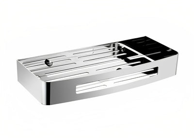 HELLYCAR UNIVERSAL STAINLESS STEEL SHELF CHROME