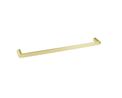 INSPIRE VETTO SINGLE NON-HEATED TOWEL RAIL BRUSHED GOLD 600MM AND 750MM