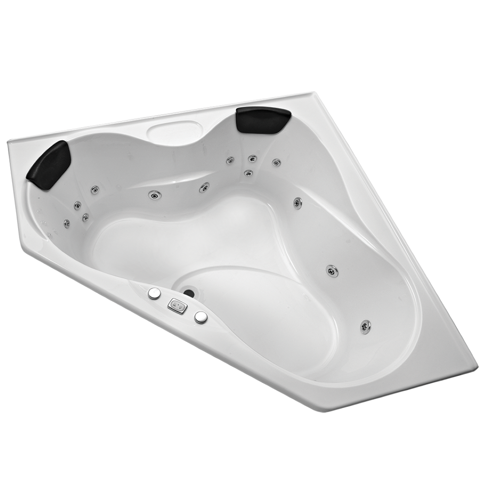 BROADWAY ALCAZAR SPA BATHTUB WHITE 1510MM WITH 16-JETS