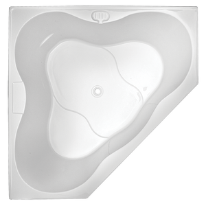 BROADWAY ALMINA BUILT IN BATHTUB WHITE 1285MM