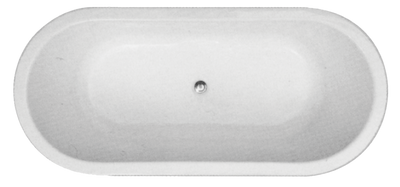 BROADWAY FLORENTINE BATH WHITE 1720MM