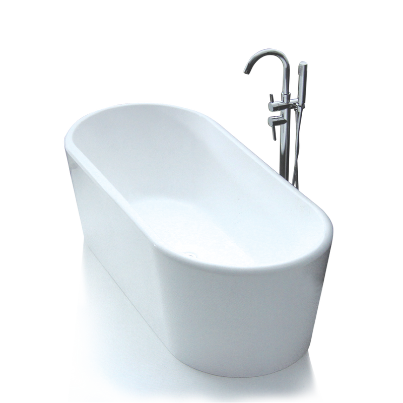 BROADWAY FS12 FREESTANDING BATHS WHITE AVAILABLE IN 1500MM AND 1700MM