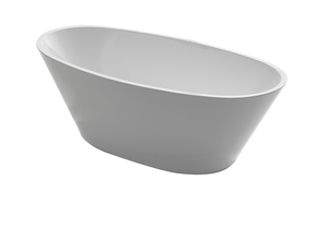 BROADWAY FS27 FREE STANDING BATH GLOSS WHITE 1720MM