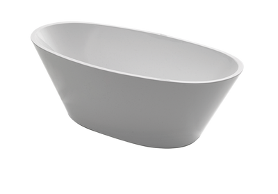 BROADWAY FS27 FREE STANDING BATH GLOSS WHITE 1720MM