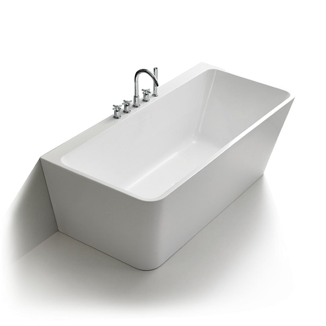 BROADWAY FS37 FREE STANDING BATH GLOSS WHITE (AVAILABLE IN 1500MM AND 1700MM)