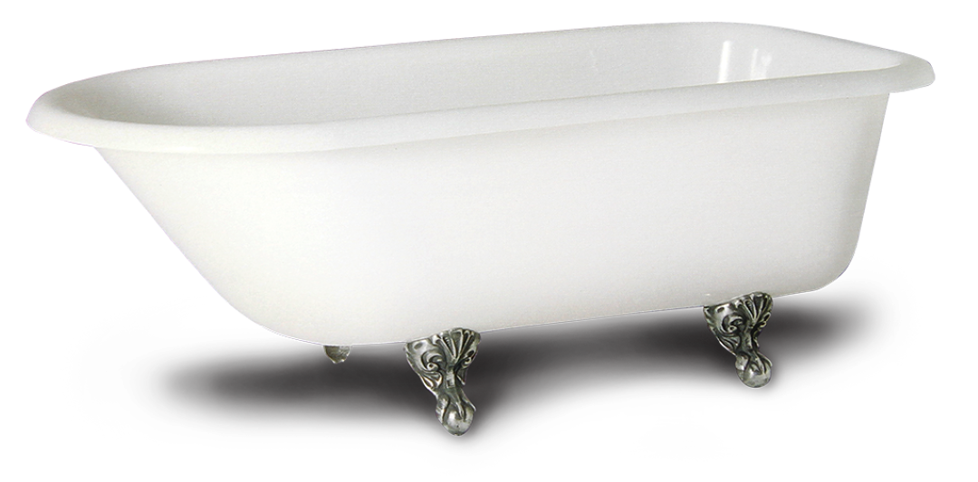 BROADWAY LIONESS CLAWFOOT BATHS WHITE (AVAILABLE IN 1525MM AND 1680MM)