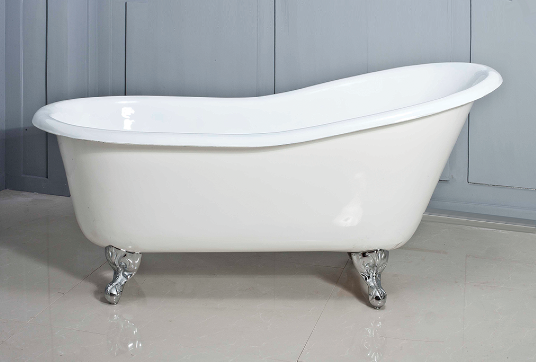 BROADWAY SLIPPER CLAWFOOT BATH WHITE (AVAILABLE IN 1560MM AND 1700MM)