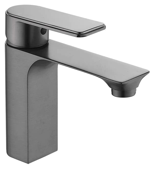 TAPART BATEAU BASIN MIXER BRUSHED GUN METAL