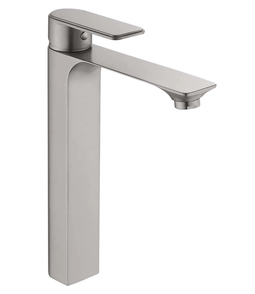 TAPART BATEAU HIGH BASIN MIXER BRUSHED NICKEL