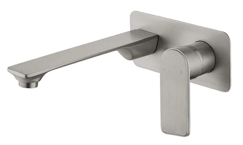 TAPART BATEAU WALL MIXER WITH OUTLET BRUSHED NICKEL