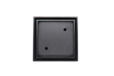 GRATES2GO BLACK COATED BRASS TILE INSERT POINT DRAIN 115MM