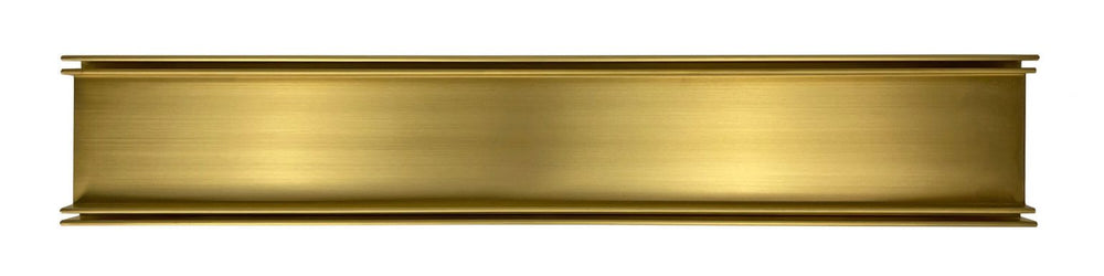 GRATES2GO TILE INSERT DRAIN NATURAL BRASS 1000MM (CUSTOM AVAILABLE)