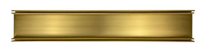 GRATES2GO TILE INSERT DRAIN NATURAL BRASS 1000MM (CUSTOM AVAILABLE)