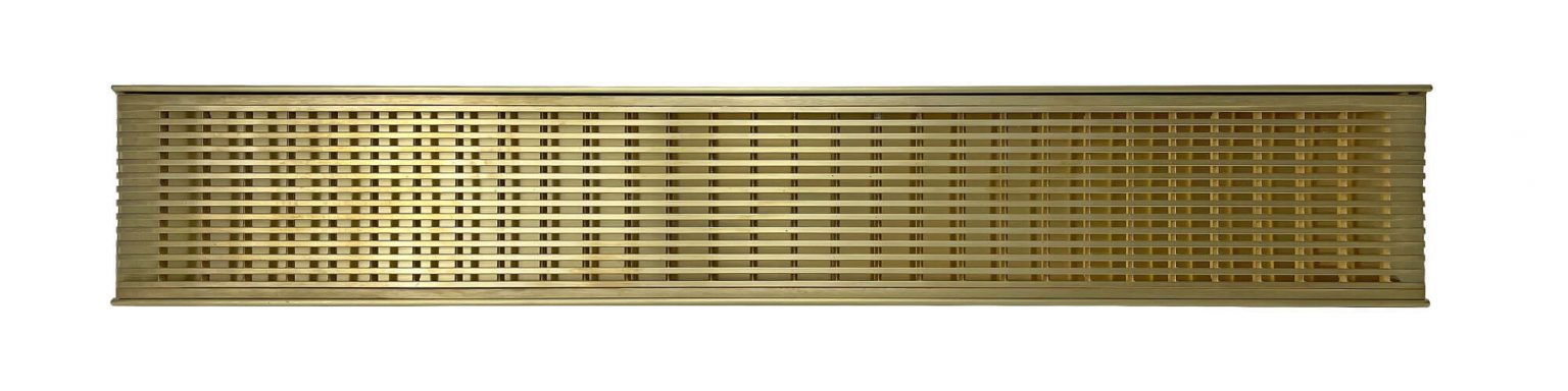 GRATES2GO NATURAL BRASS WEDGE WIRE DRAIN 1000MM LENGTH (CUSTOM AVAILABLE)