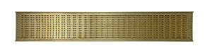 GRATES2GO NATURAL BRASS WEDGE WIRE DRAIN 1000MM LENGTH (CUSTOM AVAILABLE)