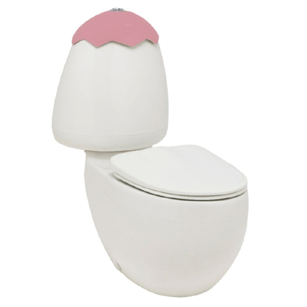 JOHNSON SUISSE EGG JUNIOR S / P TRAP CHILDRENS CLOSE COUPLED TOILET GLOSS WHITE