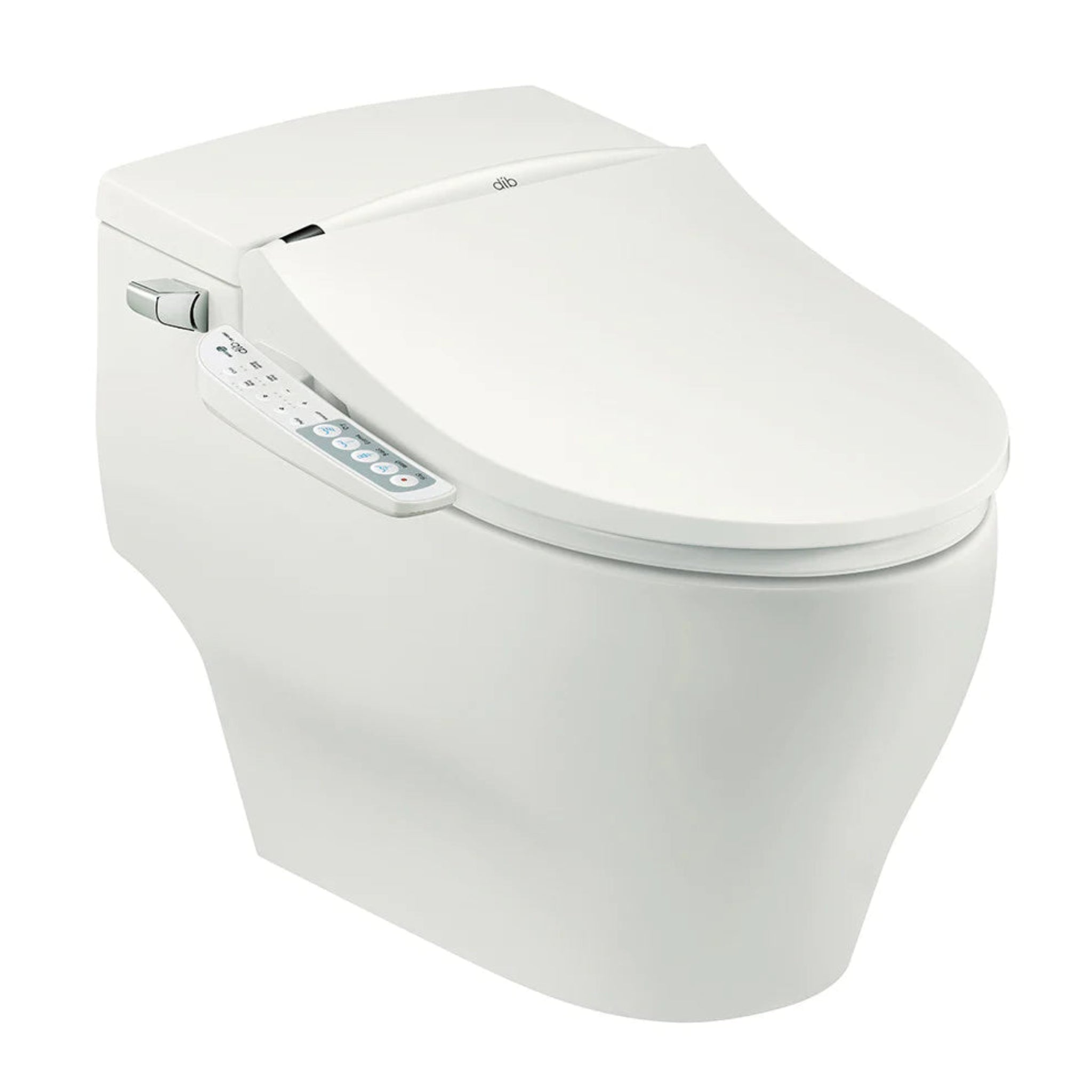 DIB ELECTRIC BIDET WITH SIDE CONTROL GLOSS WHITE