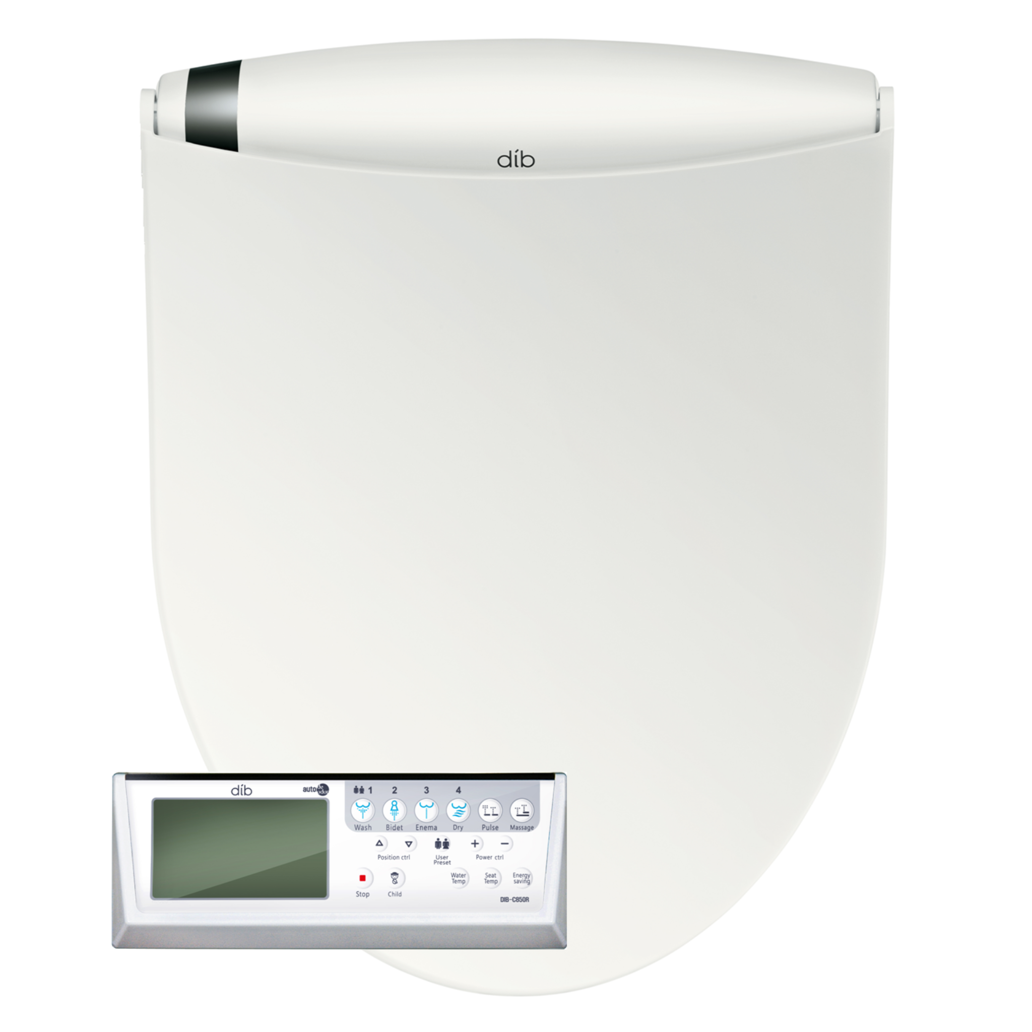 DIB ELECTRIC BIDET WITH REMOTE CONTROL GLOSS WHITE