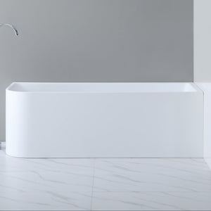POSEIDON GLOSS WHITE RIGHT CORNER MULTI-FIT BATHTUB 580MM (AVAILABLE IN 1400MM, 1500MM AND 1700MM)